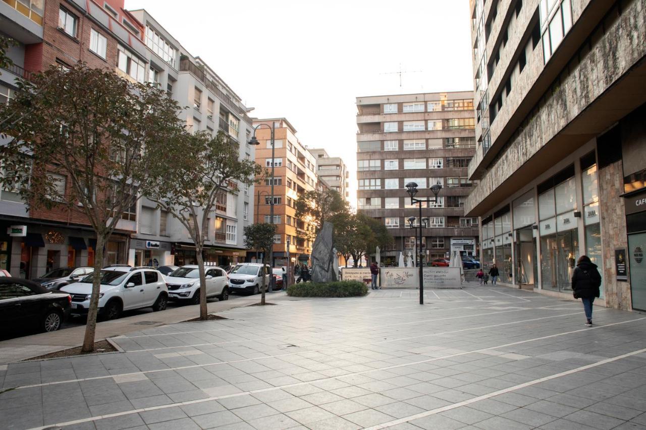 Precioso Apartamento En El Centro De Aviles Bagian luar foto